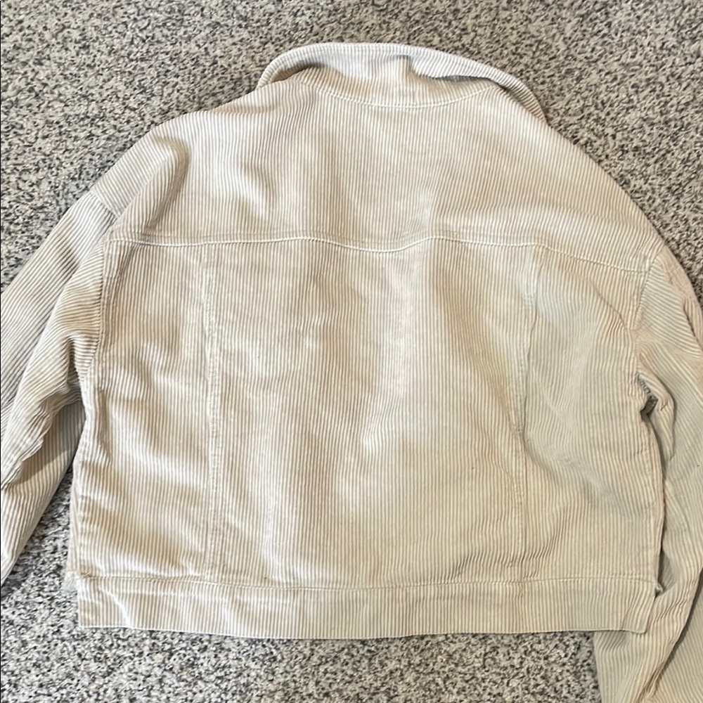 Pink Lily Corduroy Jacket cream women’s size xl - Picture 9 of 10